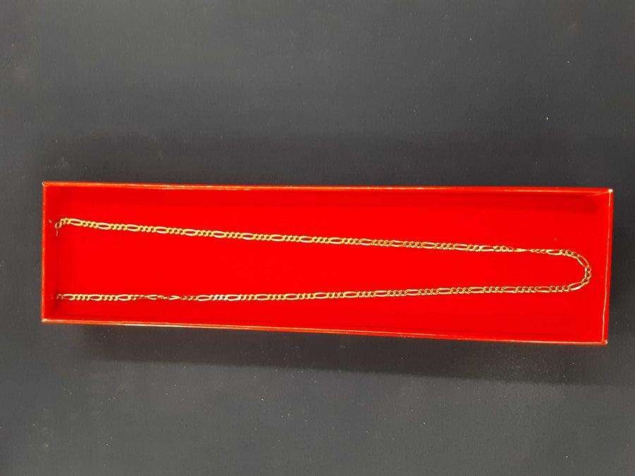 Figaro Chain - Yellow Gold 10k (.417) 5.2 grams 22 inch