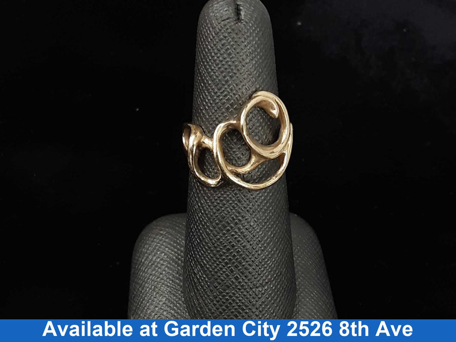 Women's Ring - Yellow Gold 14k (.585) 4.7 grams Size 6.5