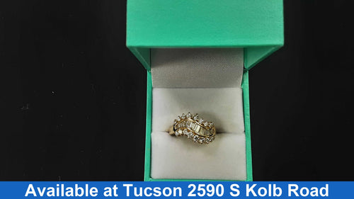 Women's Ring - Yellow Gold 14k (.585) 4.6 grams Size 7