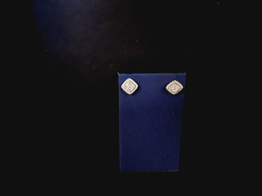 Earrings - White Gold 14k (.585) 3 grams