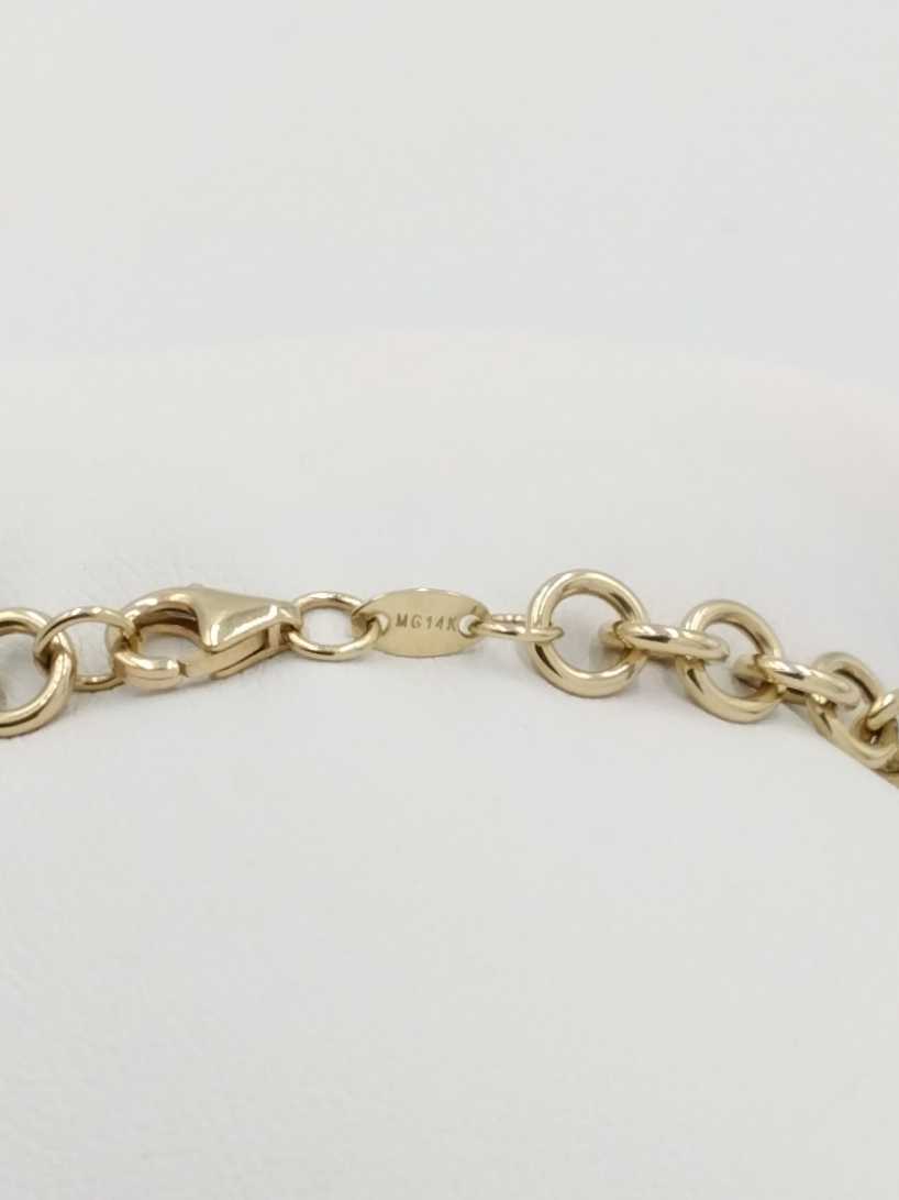 Bracelet - Yellow Gold 14k (.585) 11.3 grams 7 inch