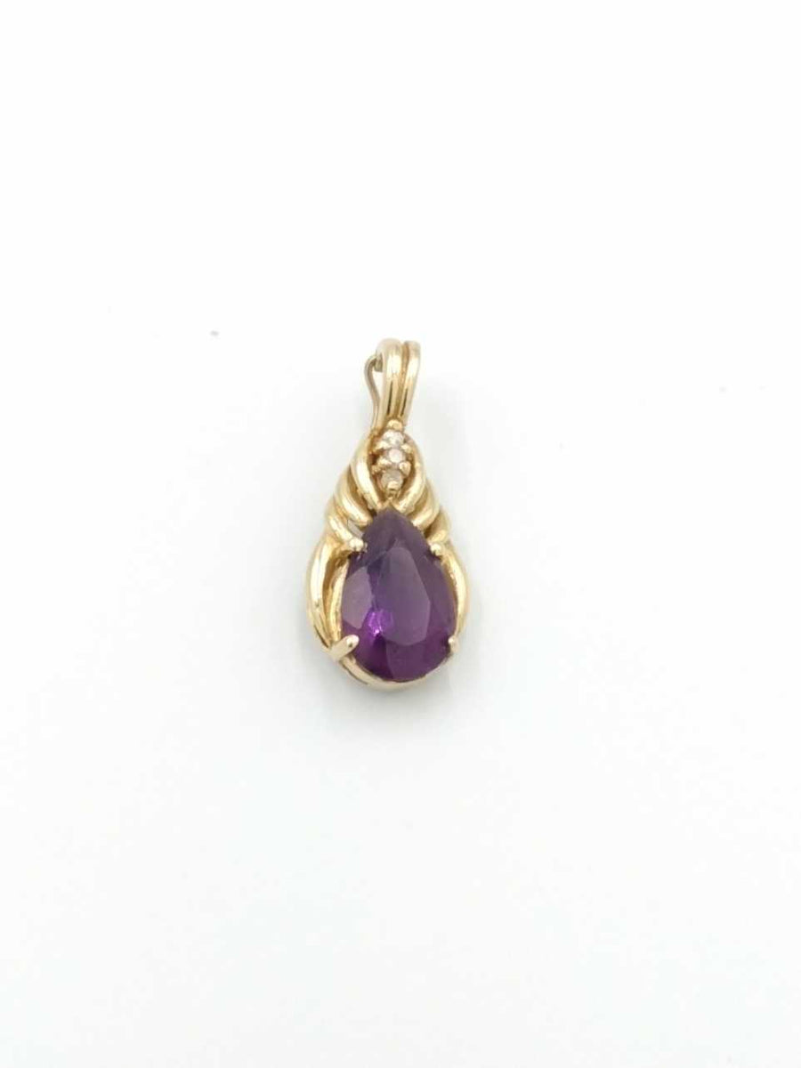 Diamond Pendant - Yellow Gold 14k (.585) 4 grams