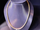 Rope Chain - Yellow Gold 10k (.417) 5.9 grams 24 inch