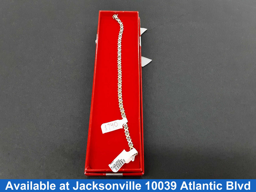 Tennis Bracelet - Yellow Gold 10k (.417) 8.3 grams 8 inch