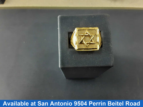 Men's Ring - Yellow Gold 10k (.417) 5.3 grams Size 15