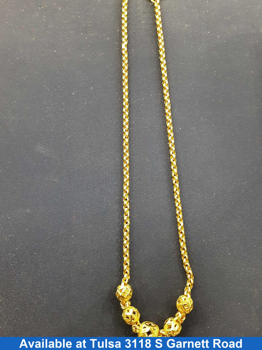 Chain - Yellow Gold 22k (.917) 12.4 grams 15 inch