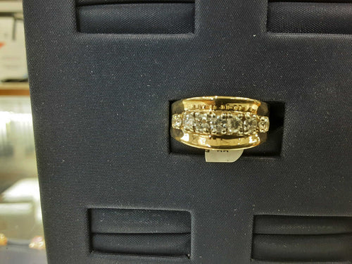 Ring - Wedding Band - Yellow Gold 10k (.417) 5.4 grams Size 20