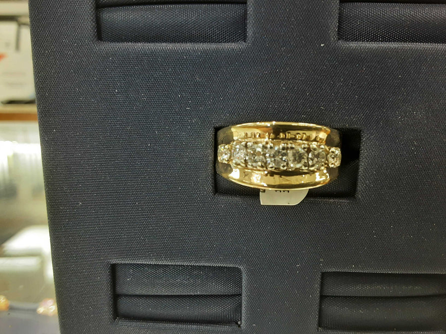 Ring - Wedding Band - Yellow Gold 10k (.417) 5.4 grams Size 20