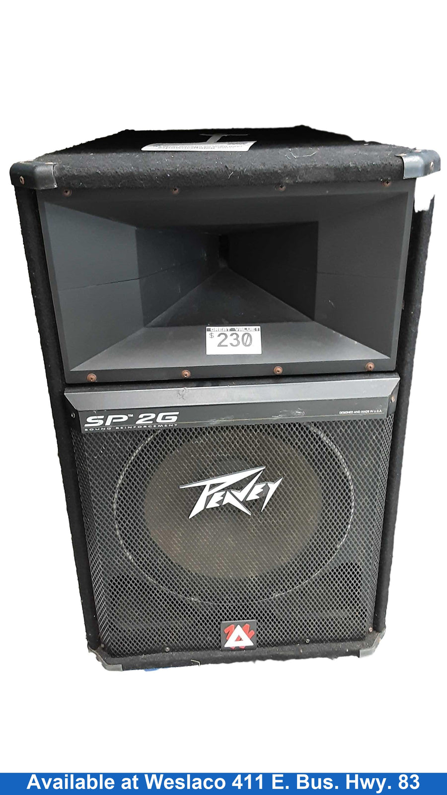 Peavey Sp 2g Black PA / Band Speaker