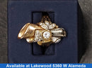 Women's Ring - Tricolor Gold 14k (.585) 6.6 grams Size 7.5