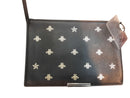 Gucci Bee Star Leather Wristlet Black Wallet