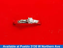 Women's Ring - Solitaire - White Gold 10k (.417) 1.5 grams Size 7