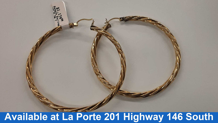Bangle Earring - Yellow Gold 14k (.585) 6.7 grams