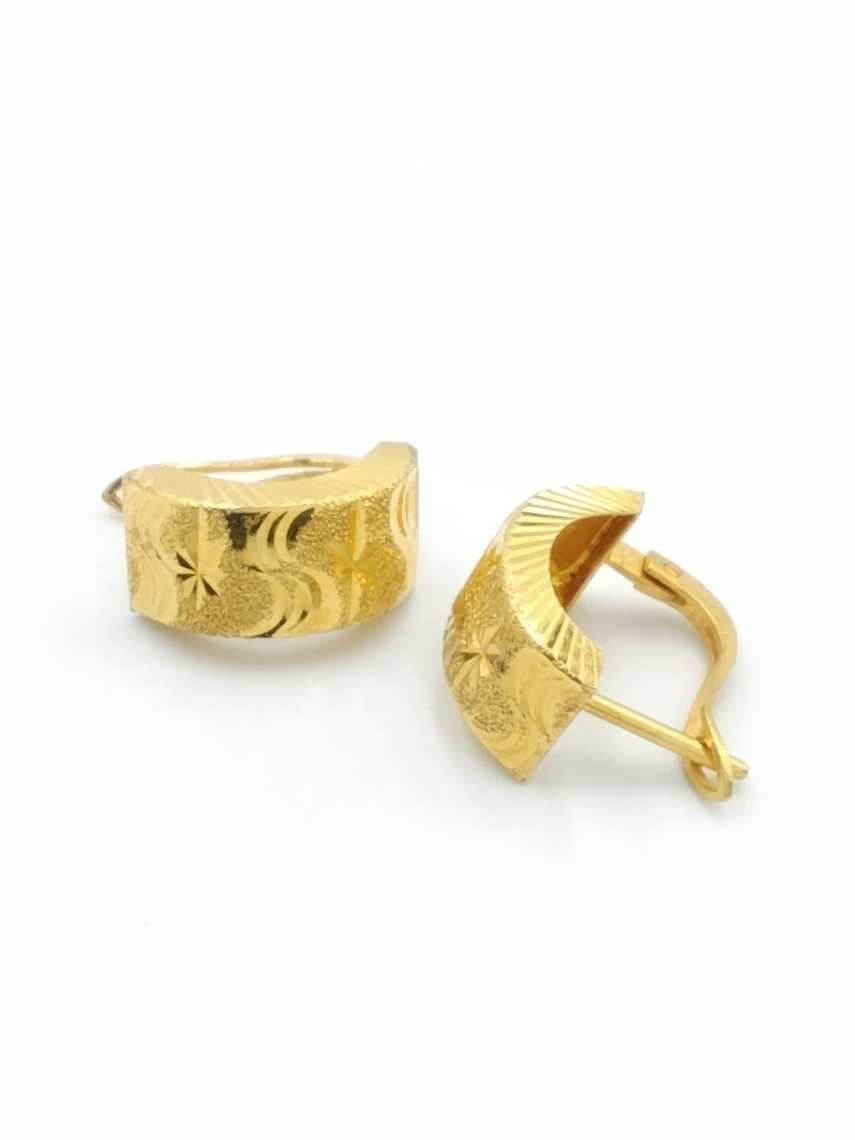 Bangle Earrings - Yellow Gold 14k (.585) 1.5 grams