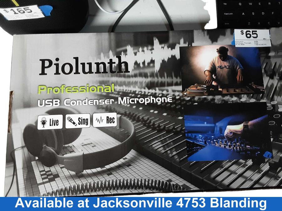Piolunth Black Cordless Microphone