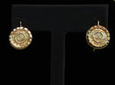 Shrimp Earrings - Tricolor Gold 10k (.417) 1.2 grams