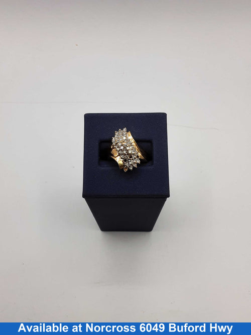 Women's Ring - Yellow Gold 14k (.585) 6 grams Size 10