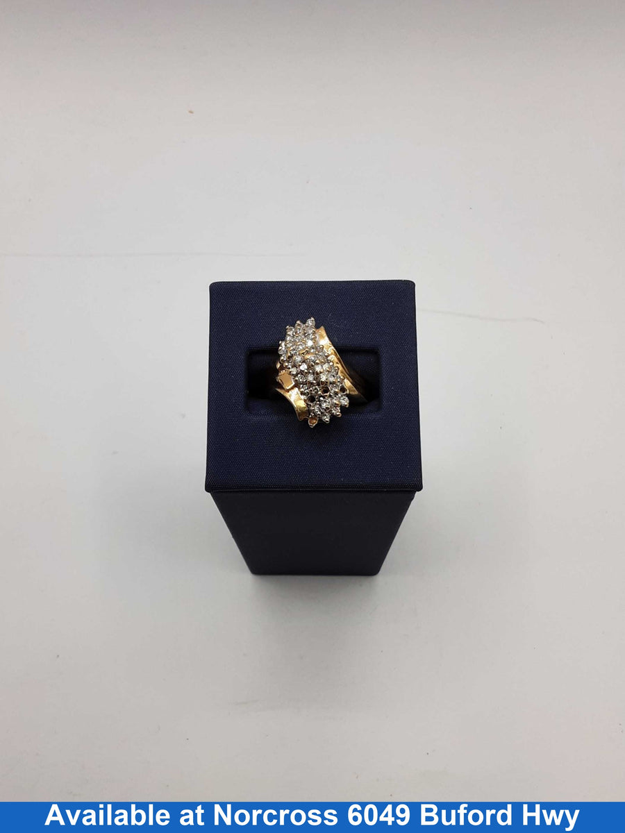 Women's Ring - Yellow Gold 14k (.585) 6 grams Size 10