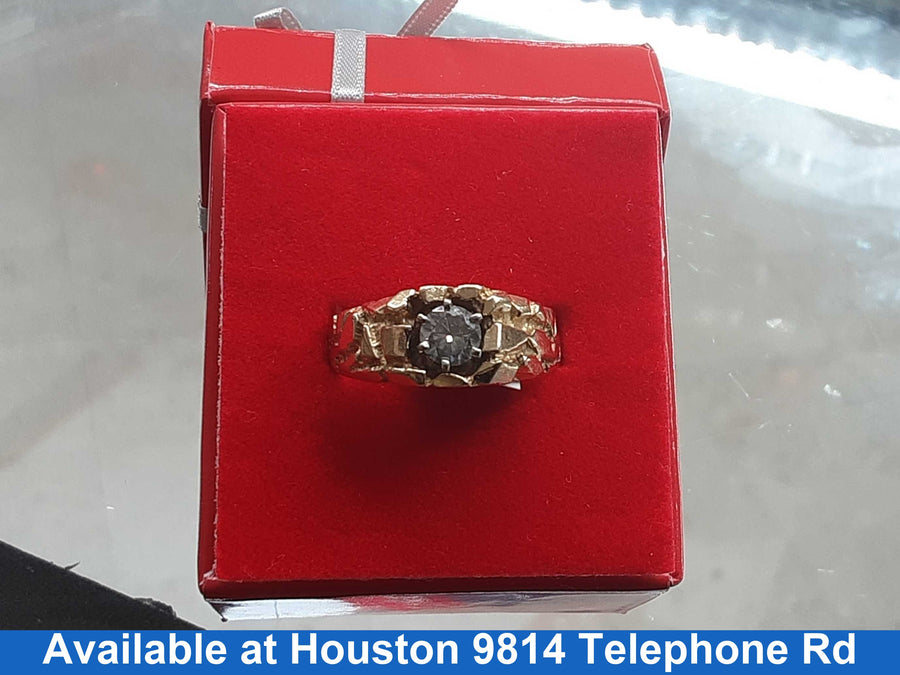 Men's Ring - Yellow Gold 14k (.585) 6.5 grams Size 10