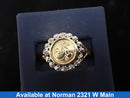 Women's Ring - Yellow Gold 10k (.417) 3.1 grams Size 12