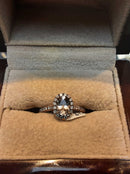 Ring - Engagement Set - Rose Gold 14k (.585) 2.9 grams Size 7