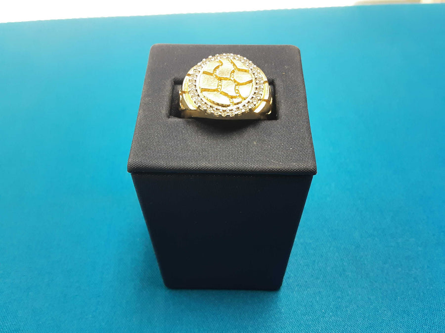 Men's Ring - Yellow Gold 14k (.585) 8.7 grams Size 10