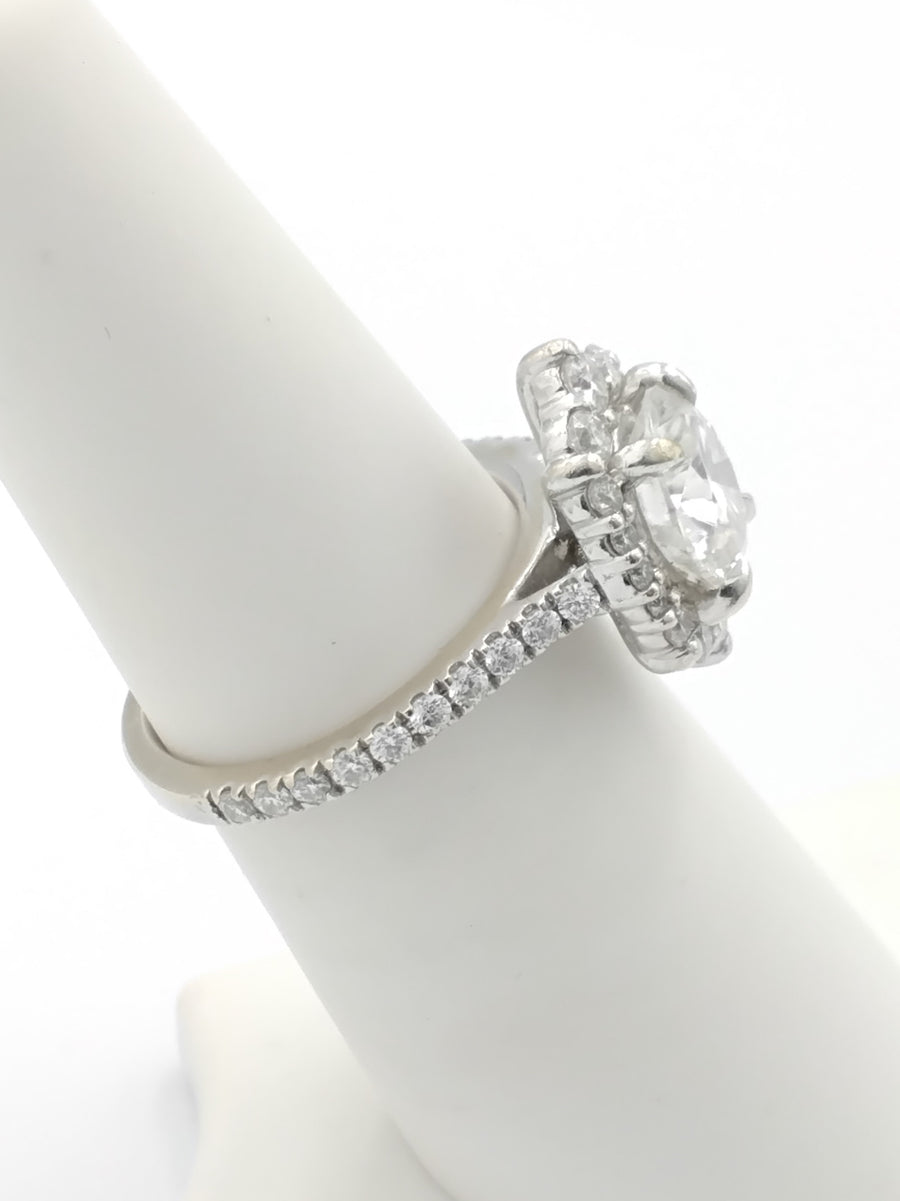 Women's Ring - White Gold 14k (.585) 4.8 grams Size 6