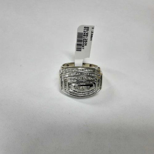 Men's Ring - White Gold 10k (.417) 8.1 grams Size 10