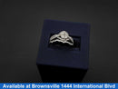 Ring - Engagement Set - White Gold 14k (.585) 4.5 grams Size 8