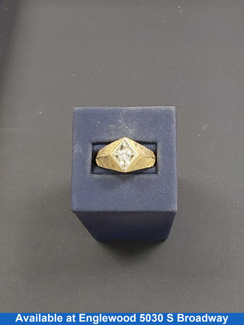 Men's Ring - Yellow Gold 14k (.585) 6.7 grams Size 11