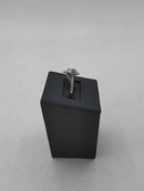 Women's Ring - Solitaire - White Gold 10k (.417) 3 grams Size 8.5