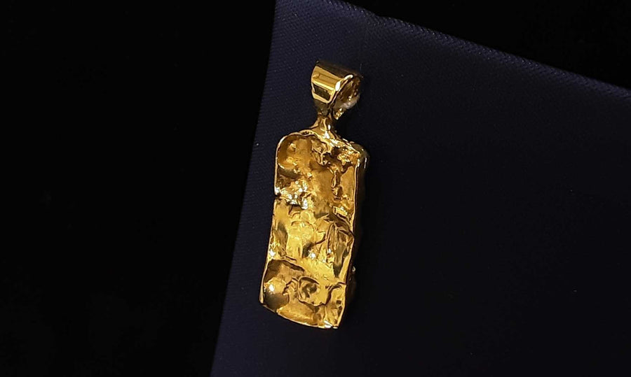 Nugget Pendant - Yellow Gold 14k (.585) 3.7 grams