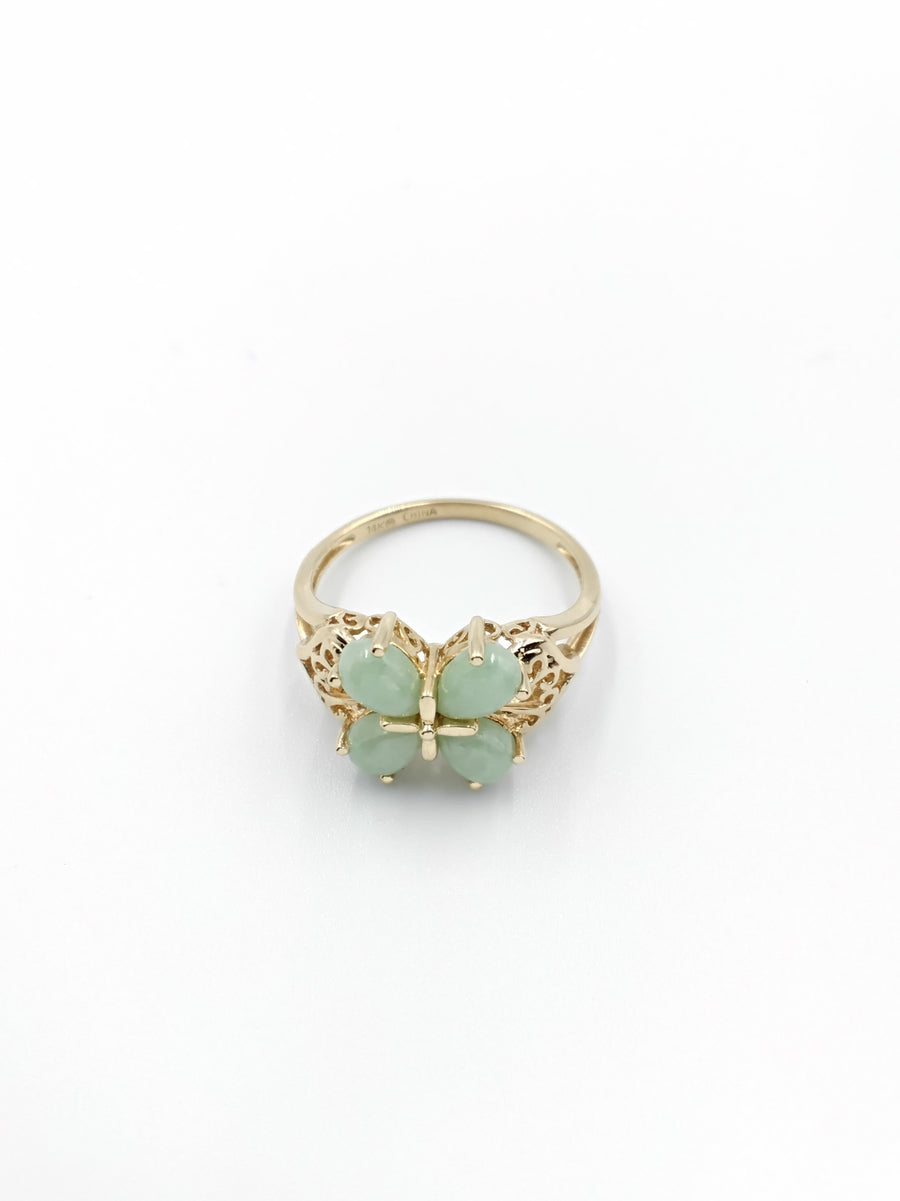 Women's Ring - Yellow Gold 14k (.585) 3.8 grams Size 9