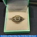 Ring - Engagement Set - White Gold 14k (.585) 5.8 grams Size 7