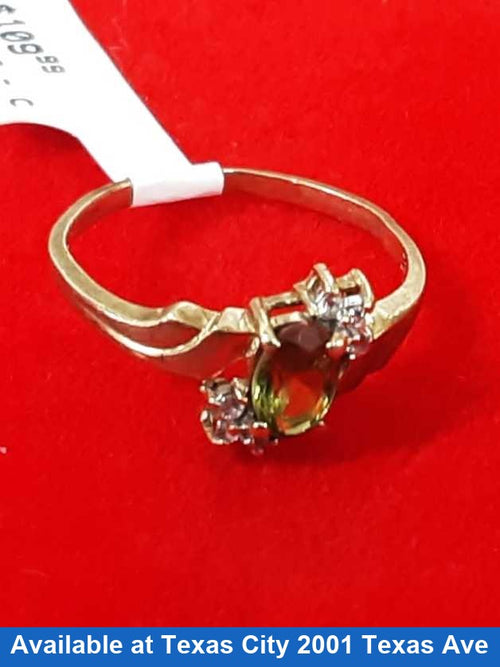 Women's Ring - Yellow Gold 10k (.417) 1.4 grams Size 5