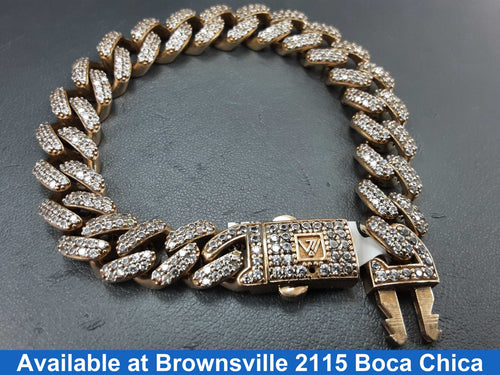 Cuban Link Bracelet - Yellow Gold 10k (.417) 21 grams 8 inch