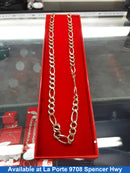 Figaro Chain - Yellow Gold 14k (.585) 27.8 grams 10 inch