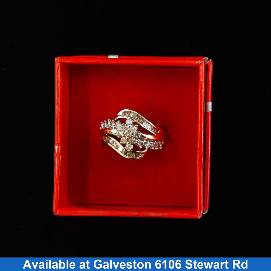Women's Ring - Yellow Gold 10k (.417) 4.5 grams Size 7