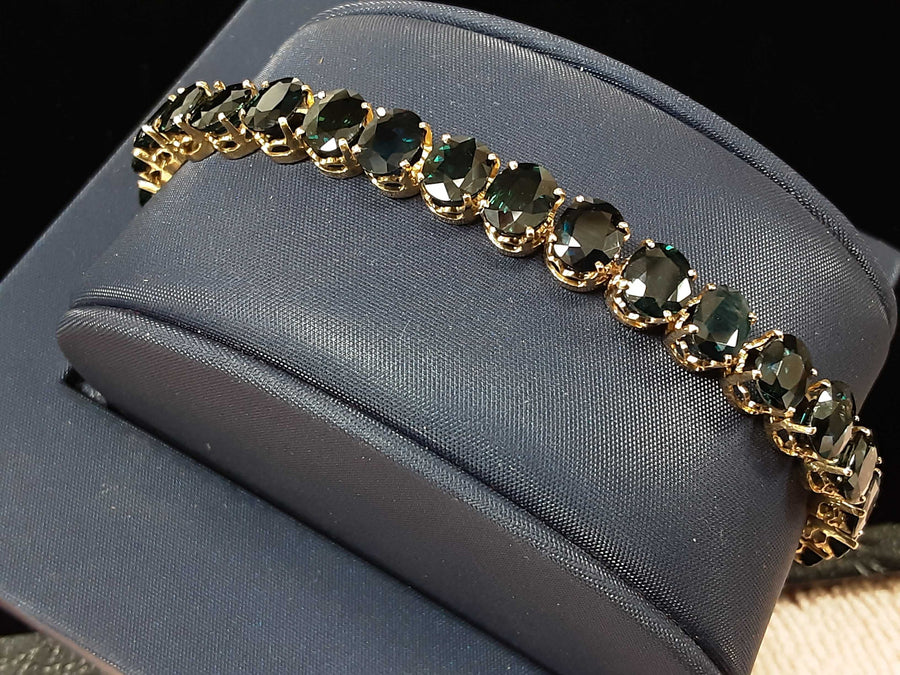 Tennis Bracelet - Yellow Gold 14k (.585) 14 grams 6 inch