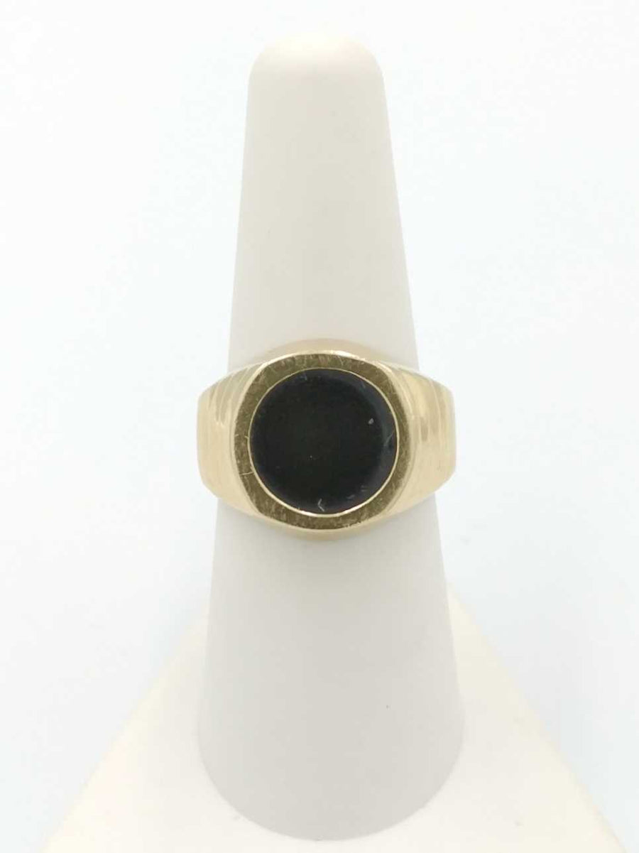 Men's Ring - Yellow Gold 14k (.585) 6.3 grams Size 7