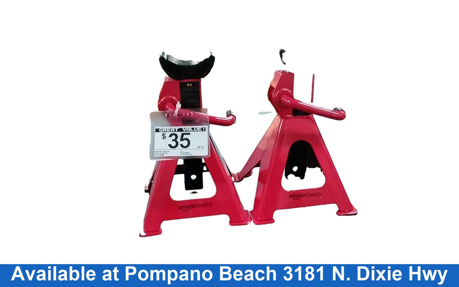 Amazon Basics Red Jack Stand