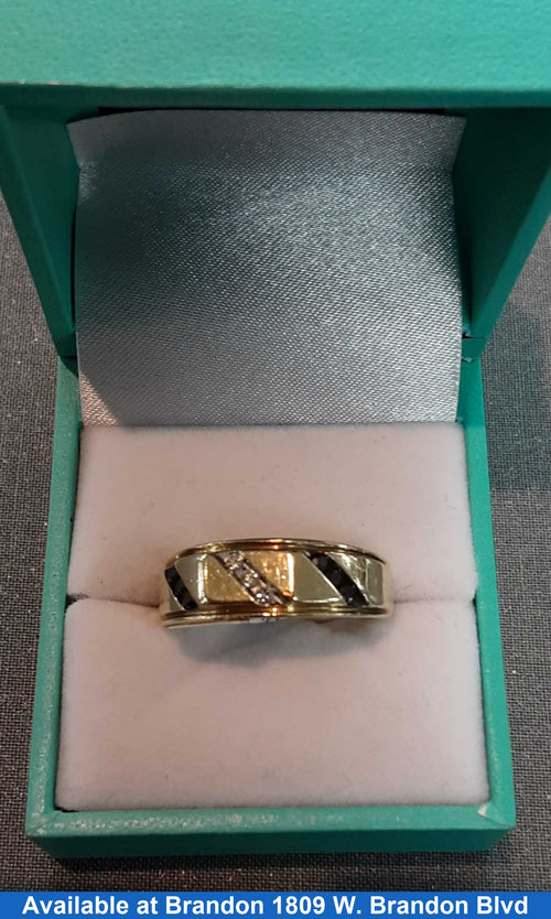 Ring - Wedding Band - Yellow Gold 10k (.417) 5.5 grams Size 10.5