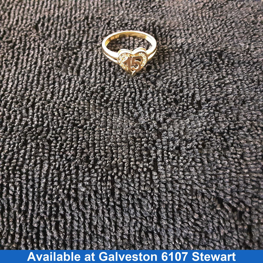Women's Ring - Yellow Gold 14k (.585) 2.3 grams Size 8