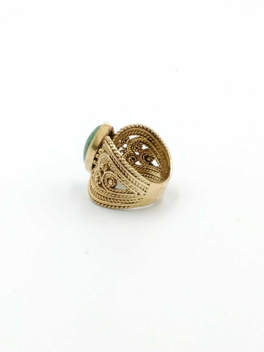 Women's Ring - Yellow Gold 14k (.585) 9.9 grams Size 8