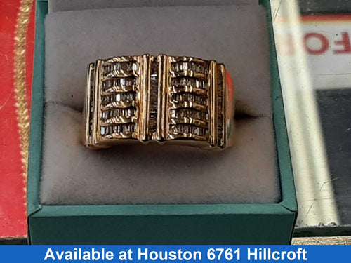 Men's Ring - Yellow Gold 10k (.417) 11.8 grams Size 14