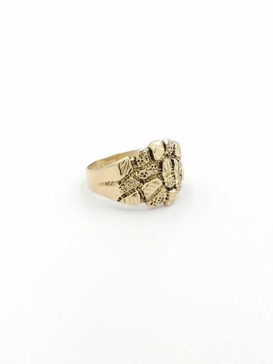 Men's Ring - Yellow Gold 10k (.417) 5.1 grams Size 11.5
