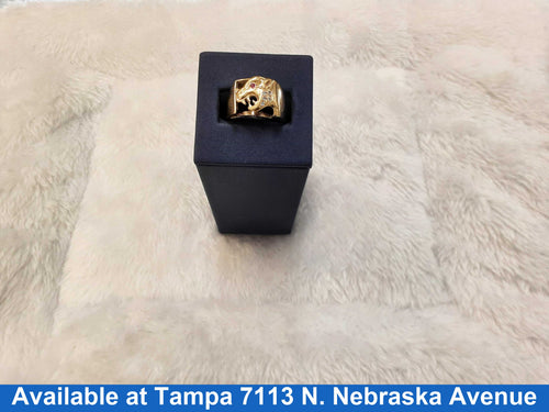Men's Ring - Yellow Gold 10k (.417) 6.8 grams Size 11