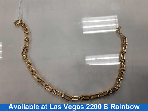 Turkish Bracelet - Yellow Gold 18k (.750) 3.8 grams 6 inch