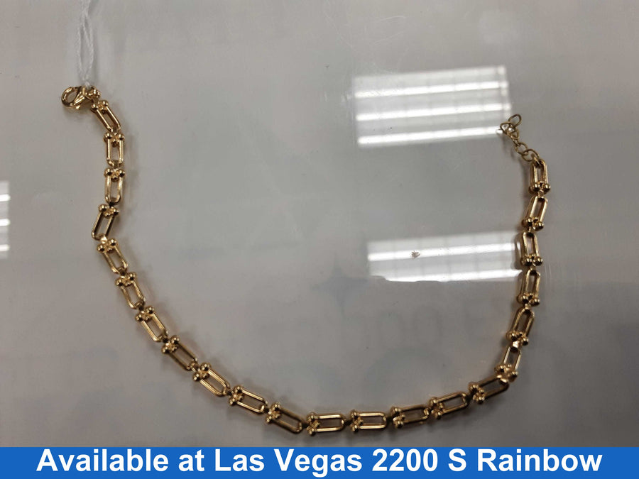 Turkish Bracelet - Yellow Gold 18k (.750) 3.8 grams 6 inch