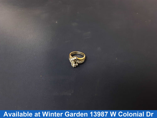 Ring - Engagement Set - White Gold 14k (.585) 8.1 grams Size 7